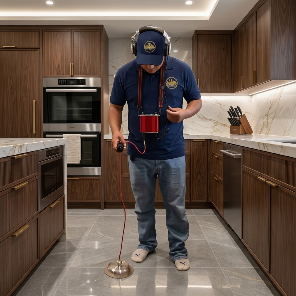 Slab leak detection in a DFW home, DFWPCP